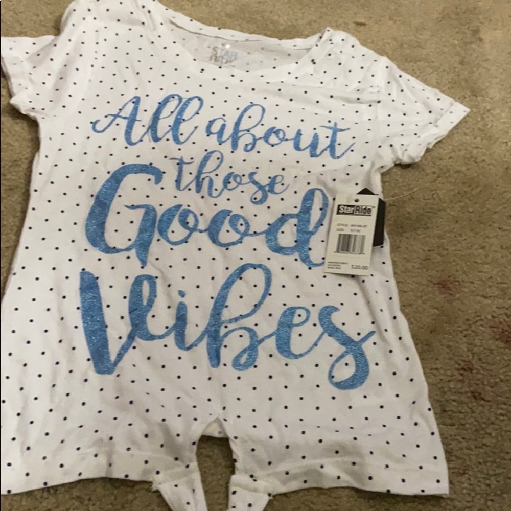 Little girls size 7–8 brand new T-shirt